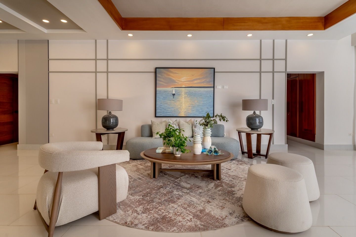 Selección refinada de materiales y texturas