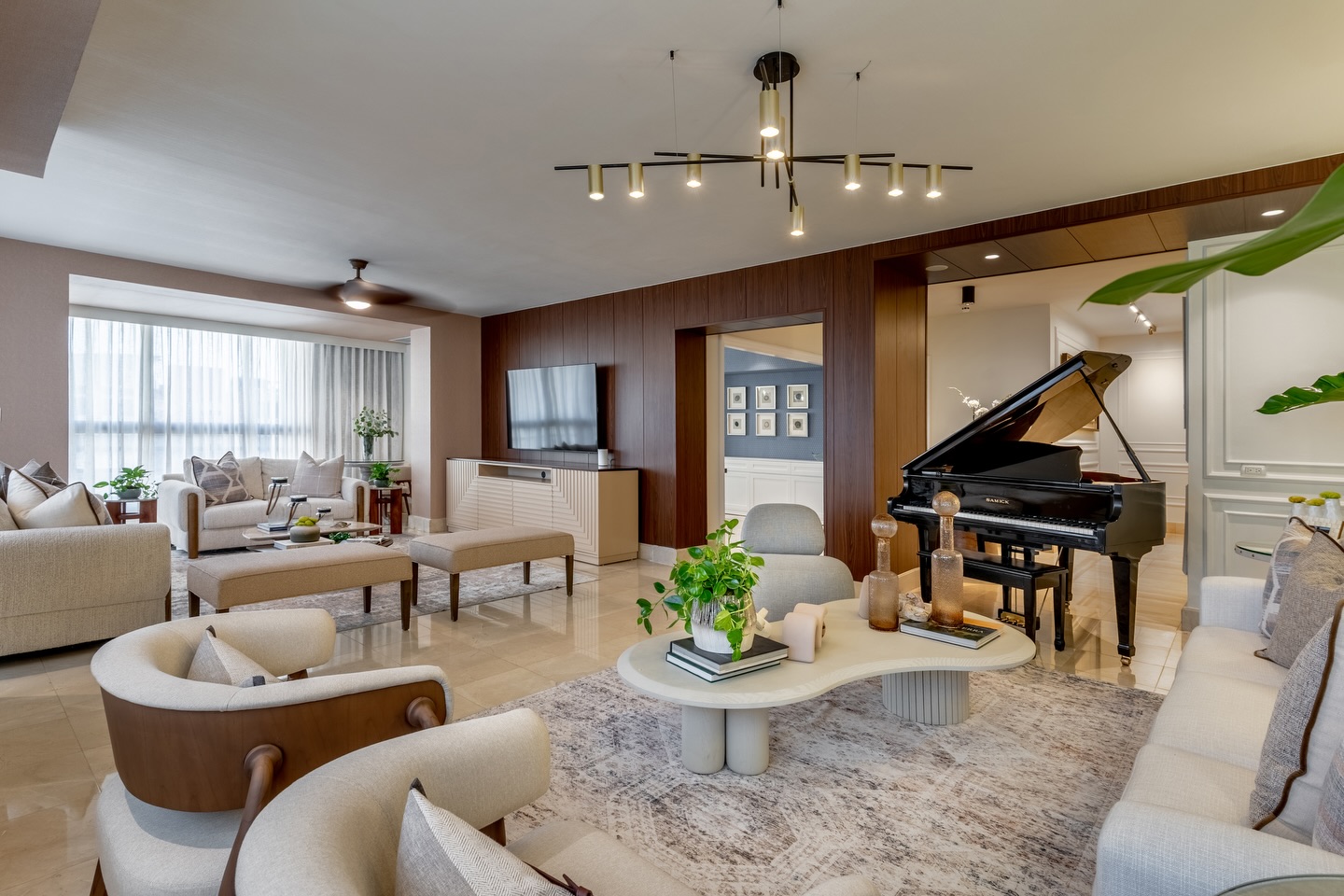 Sala interior de lujo